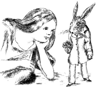 Dibujo de Lewis Carroll